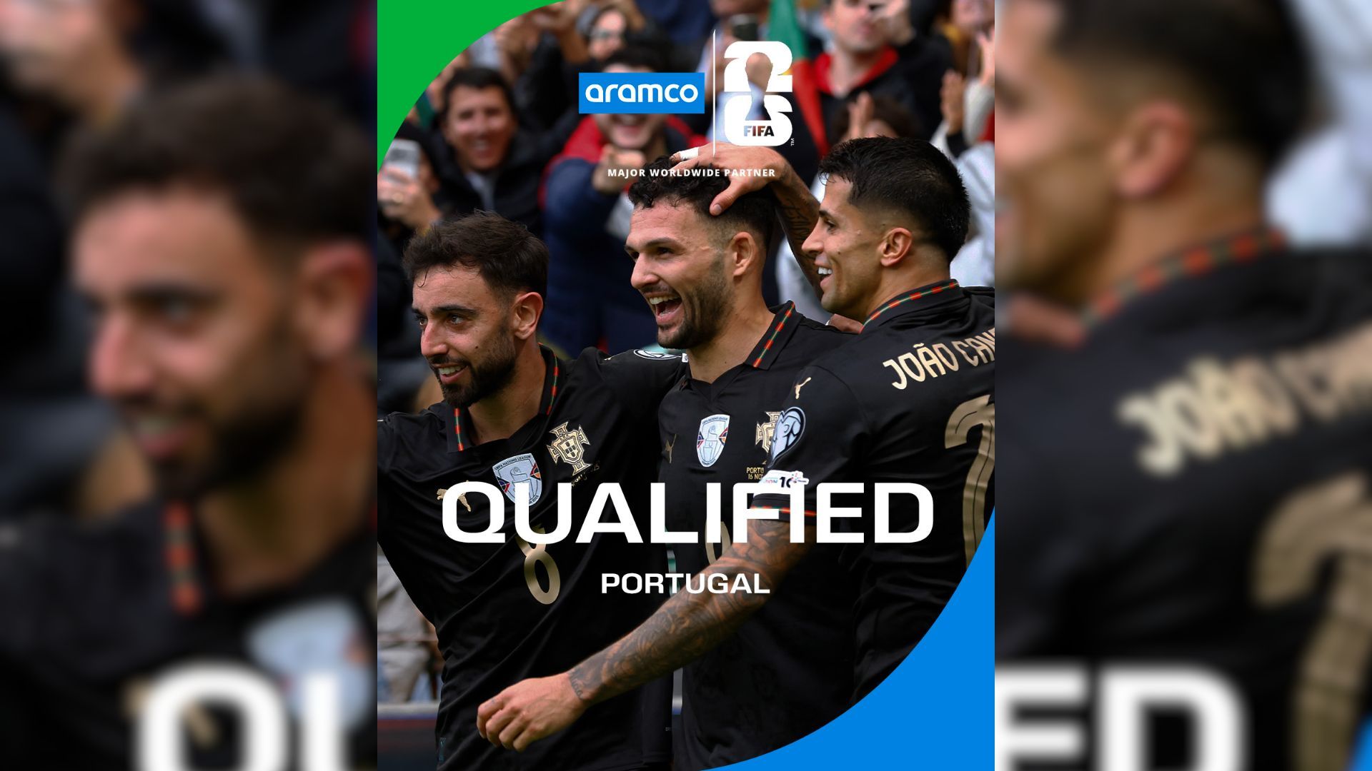 Portugal venceu Armênia por 9 a 1 neste domingo (16) | Foto: reprodução/Fifa (X)