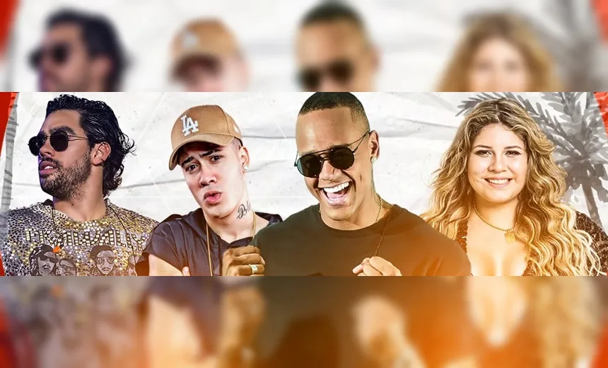 BAILE DA SANTINHA: Marília Mendonça, Kevinho e Gabriel Diniz são as atrações desta sexta