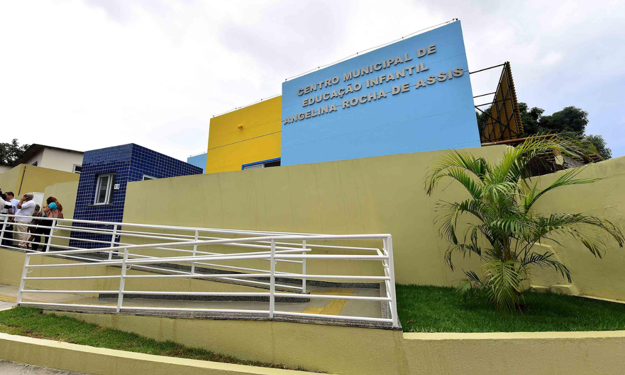 Centro Municipal De Educa&ccedil;&atilde;o Infantil Angelina Rocha De Assis teve aulas suspensas nesta ter&ccedil;a-feira. Foto: Divulga&ccedil;&atilde;o