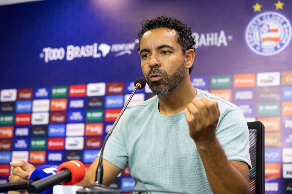 &ldquo;Vejo coragem para tentar se reinventar&rdquo;, aponta treinador do Bahia ap&oacute;s derrota no jogo de ida do Brasileir&atilde;o feminino. Foto: Let&iacute;cia Martins/EC Bahia