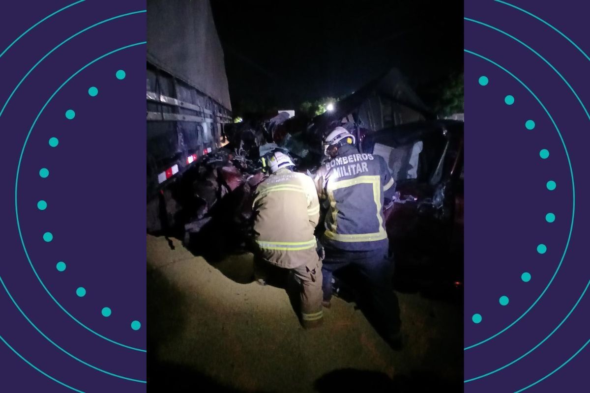 Acidente Em Lu&iacute;s Eduardo Magalh&atilde;es.| Foto: Bombeiros militar de Bahia 