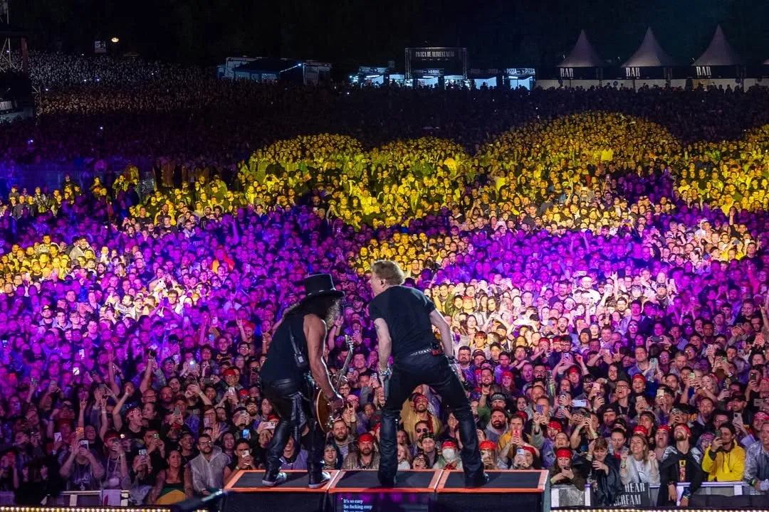 Rádio Antena 1 sorteia ingressos para show do Guns N' Roses em Salvador