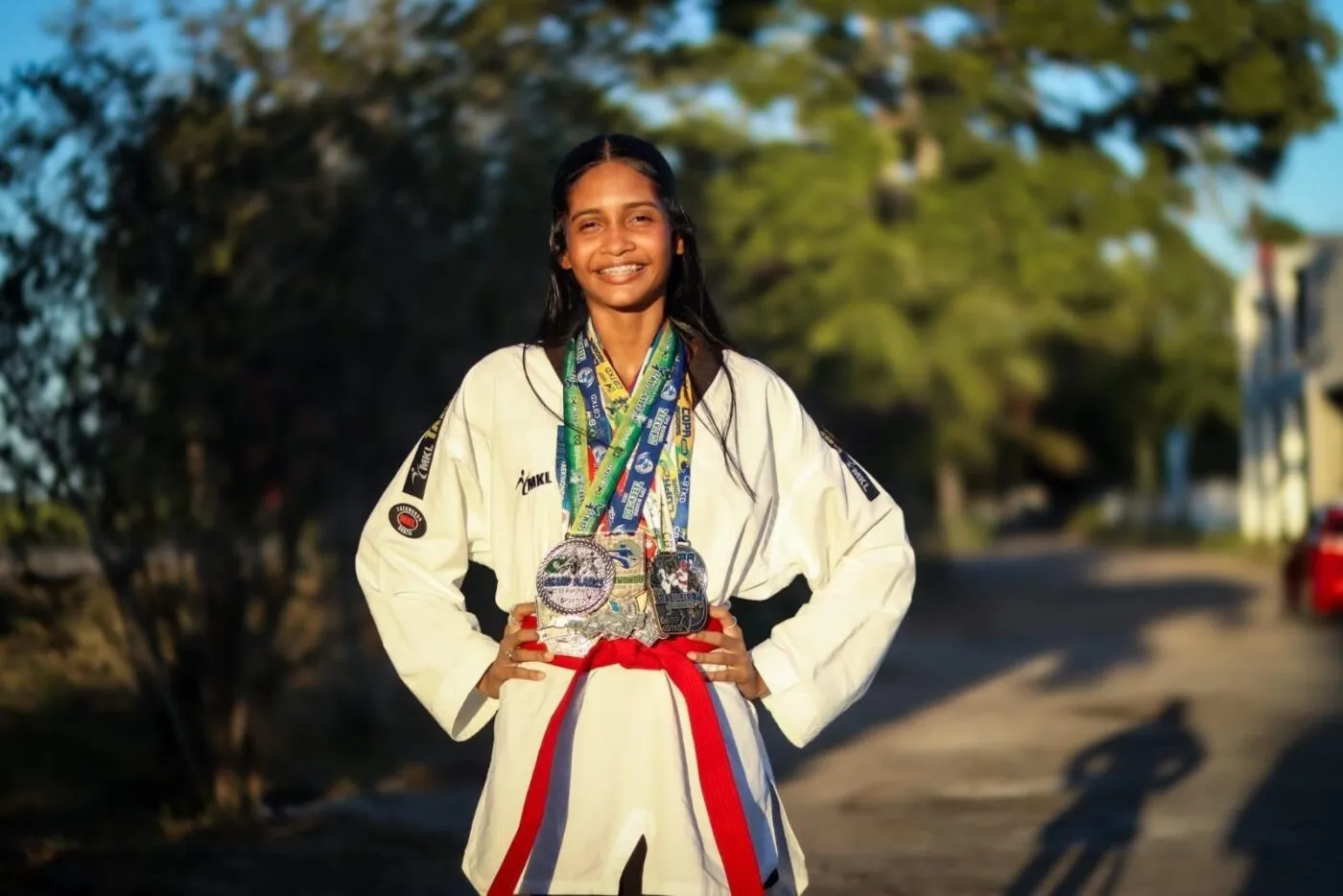 Estudante baiana de 16 anos é campeã brasileira de Taekwondo