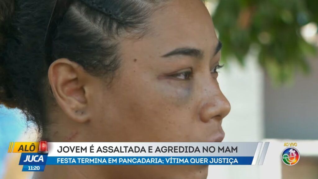 Durante a confusão, o celular de Anne, avaliado em cerca de R$ 4 mil, foi furtado. | Foto: Reprodução/TV Aratu