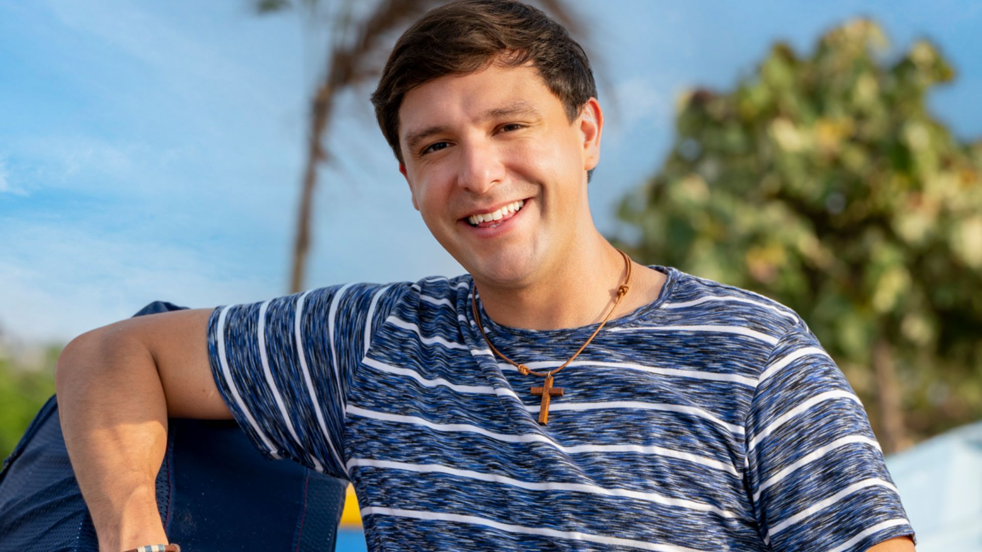 Pascoal, personagem da novela A.MAR | Foto: Divulga&ccedil;&atilde;o/Televisa/SBT