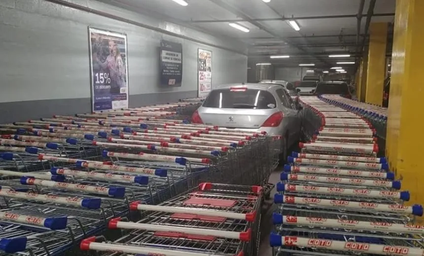 Fora da vaga? Supermercado dá troco e mostra como punir 'espertinhos' 