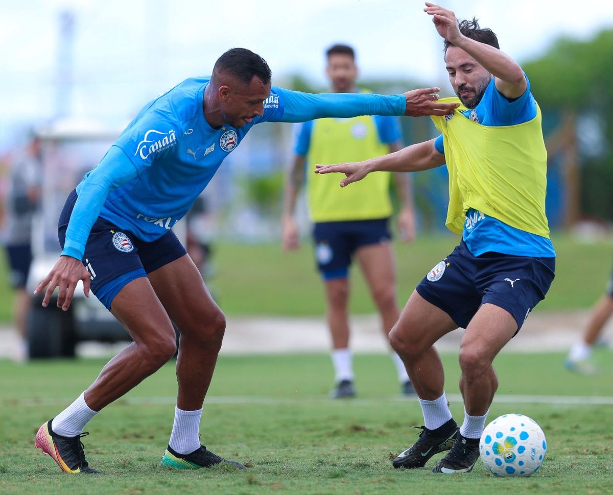 Semana cheia e melhor retrospecto fora: Bahia se prepara para jogo com Flamengo. Foto: Catarina Brand&atilde;o/EC Bahia