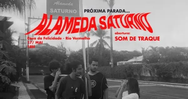 A banda Alameda Saturno promove uma noite de psychpop, MPB e rock psicodélico no Rio Vermelho/Foto: Divulgação 
