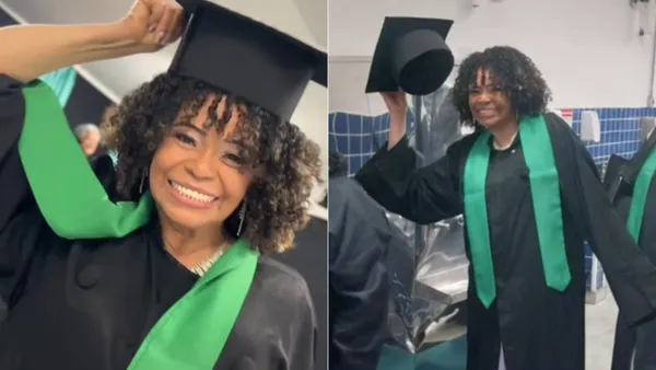Solange na formatura do Ensino Médio | Reprodução/Instagram