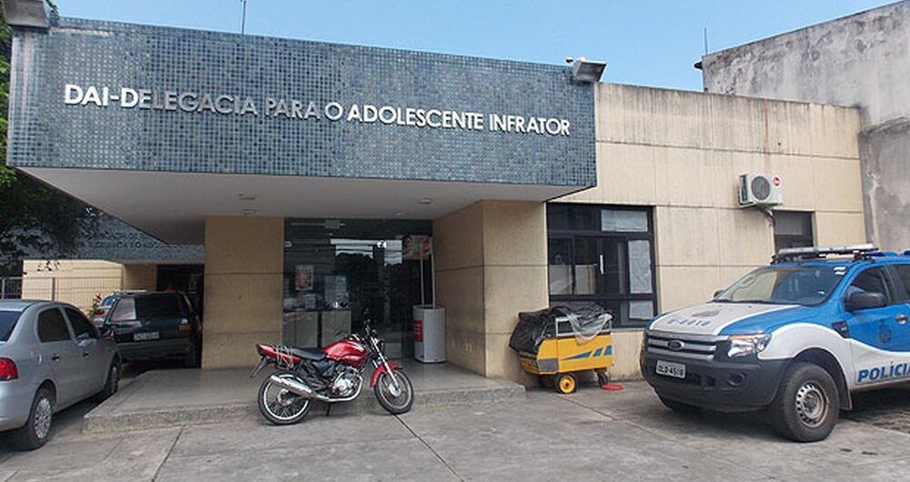 Delegacia para o Adolescente Infrator. Foto: Reprodução