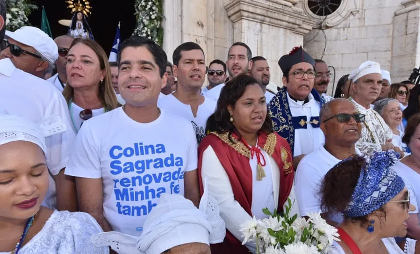 “O pedido hoje será coletivo”, diz prefeito ACM Neto antes da caminhada da fé