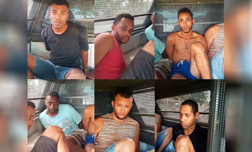 ‘DEU RUIM’: Presos assaltantes envolvidos em explosões de agências bancárias em Jeremoabo