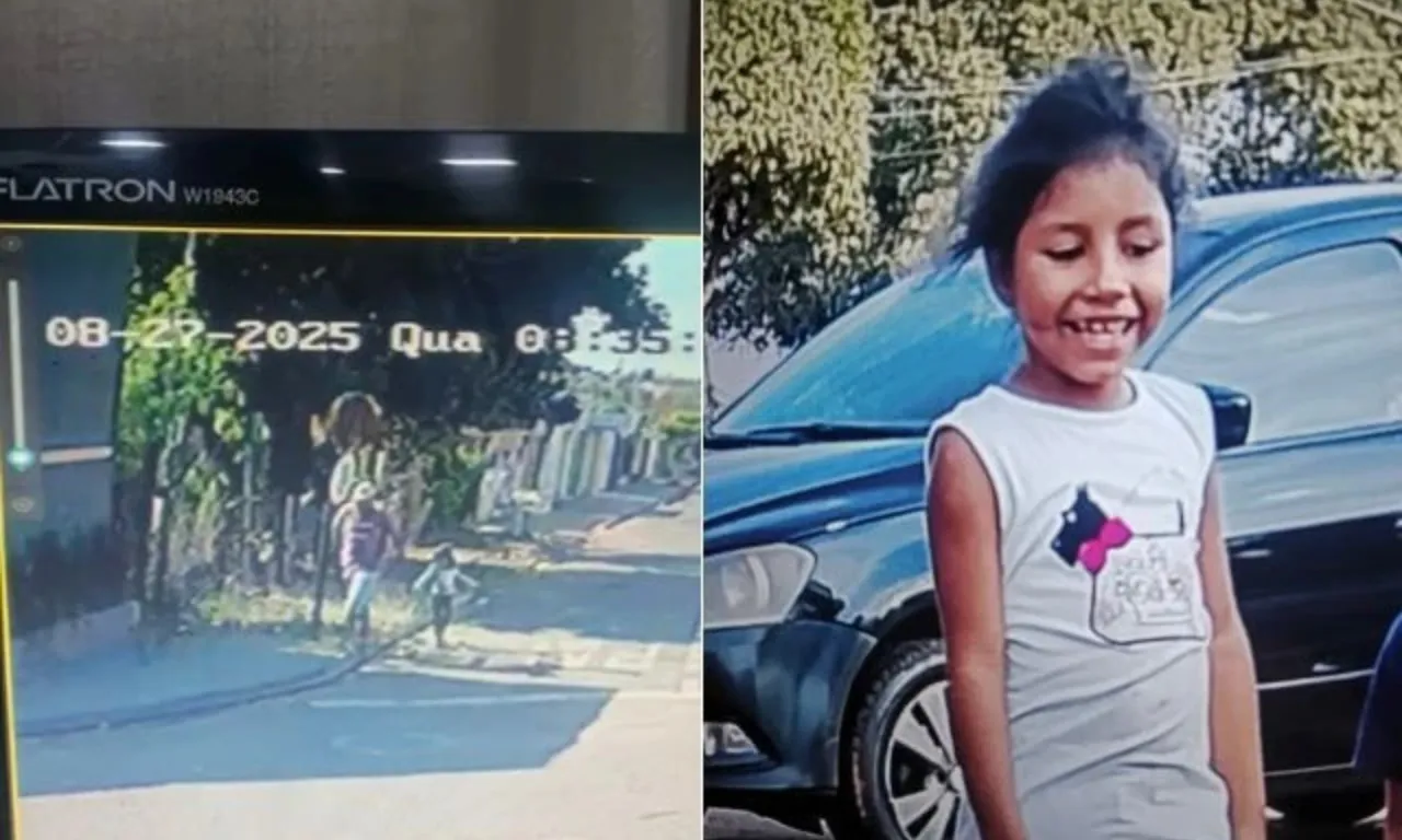 Menina de 6 anos