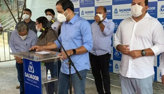 Vacinação abaixando por idade e terceira onda: Bruno Reis preocupado 