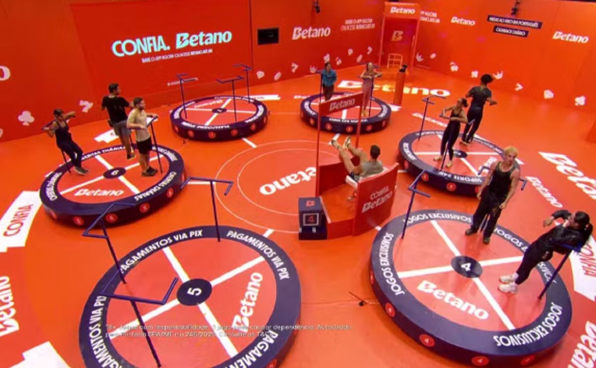 Prova do Lider no BBB 26. Foto: Reprodu&ccedil;&atilde;o | TV Globo