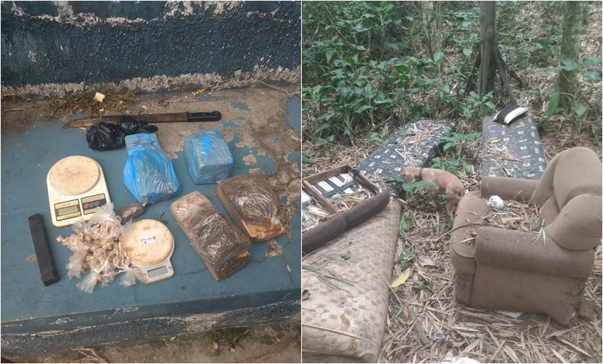 SALVADOR: Polícia apreende drogas na Polêmica, localidade de Brotas