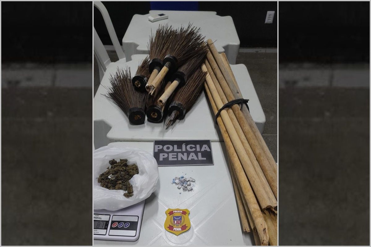 Apreens&atilde;o de drogas em vassouras. Foto: Divulg&ccedil;&atilde;o