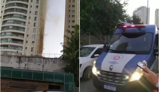 VÍDEO: incêndio atinge apartamento no Horto Bela Vista e moradores deixam prédio