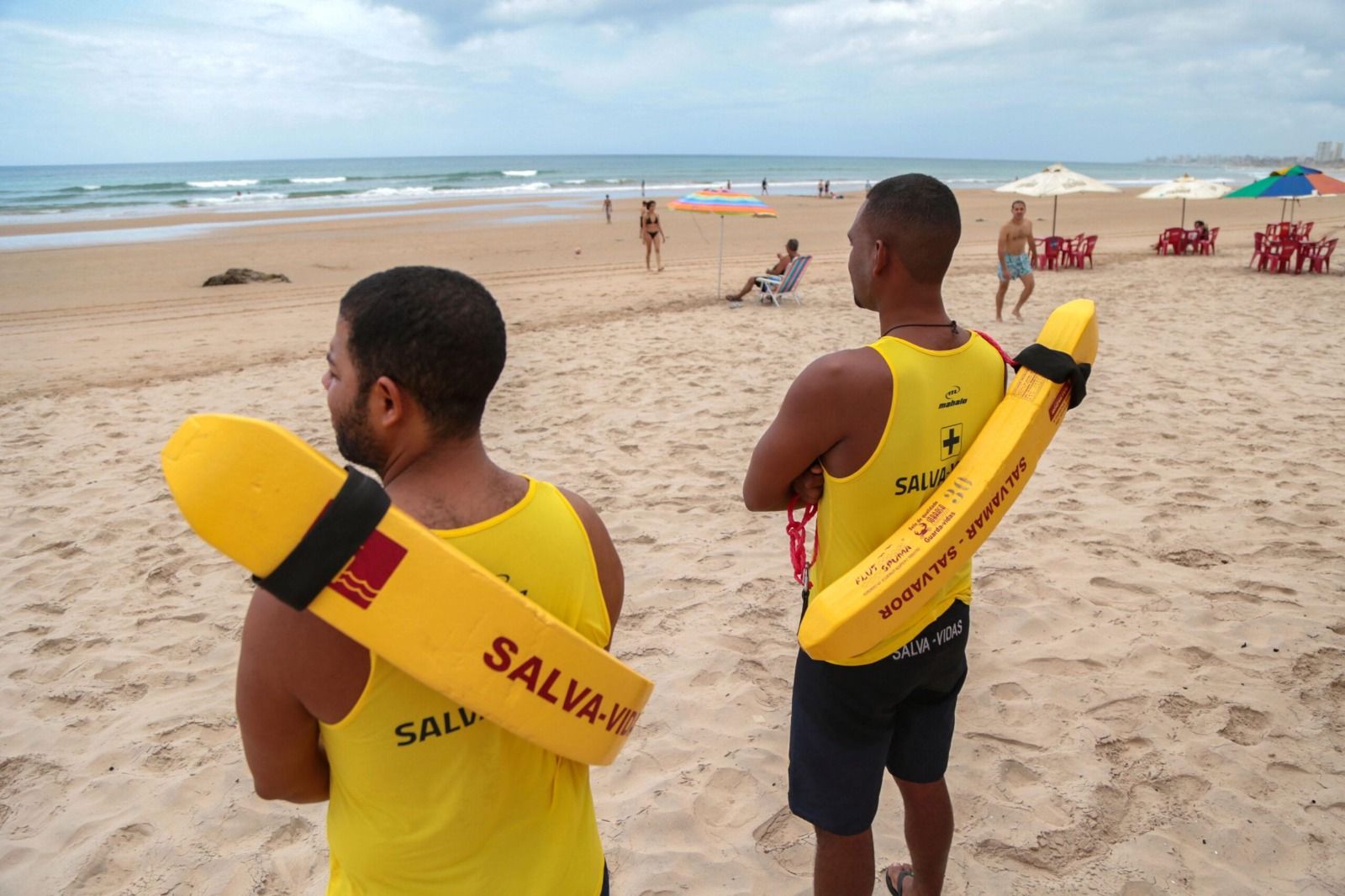 Equipe Salvamar realizou resgate de afogamento neste domingo. Foto