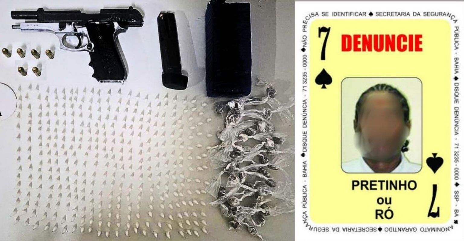 Ex-integrante do Baralho do Crime da SSP, o criminoso identificado como 