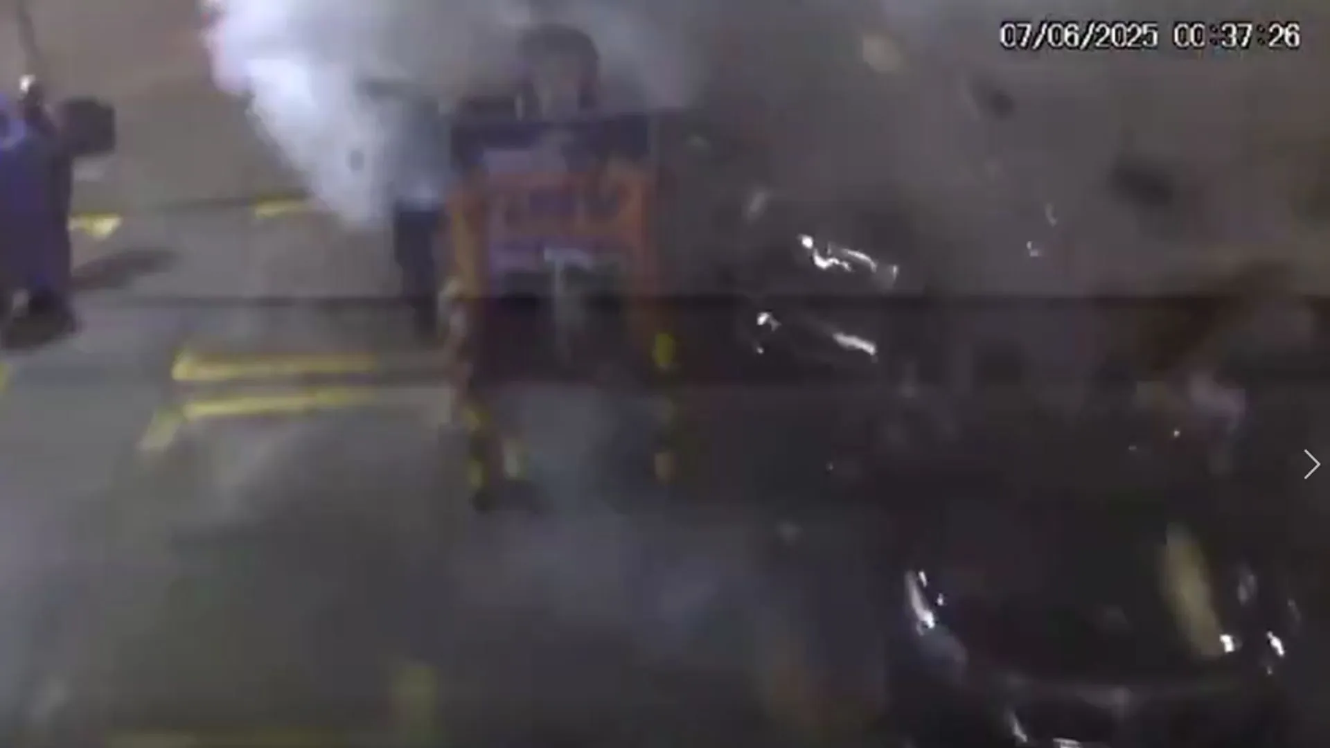 Motorista morre após carro explodir em posto durante abastecimento com GNV