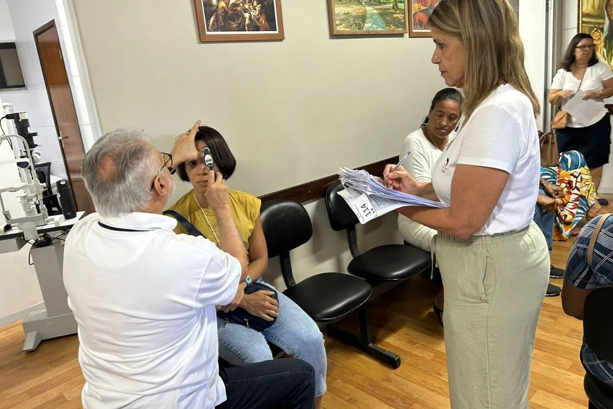 Exames gratuitos: mutirão de glaucoma e catarata acontece em Salvador