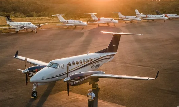 Aeroporto em destino turístico da Bahia chega a limite de pousos.Foto: Redes sociais