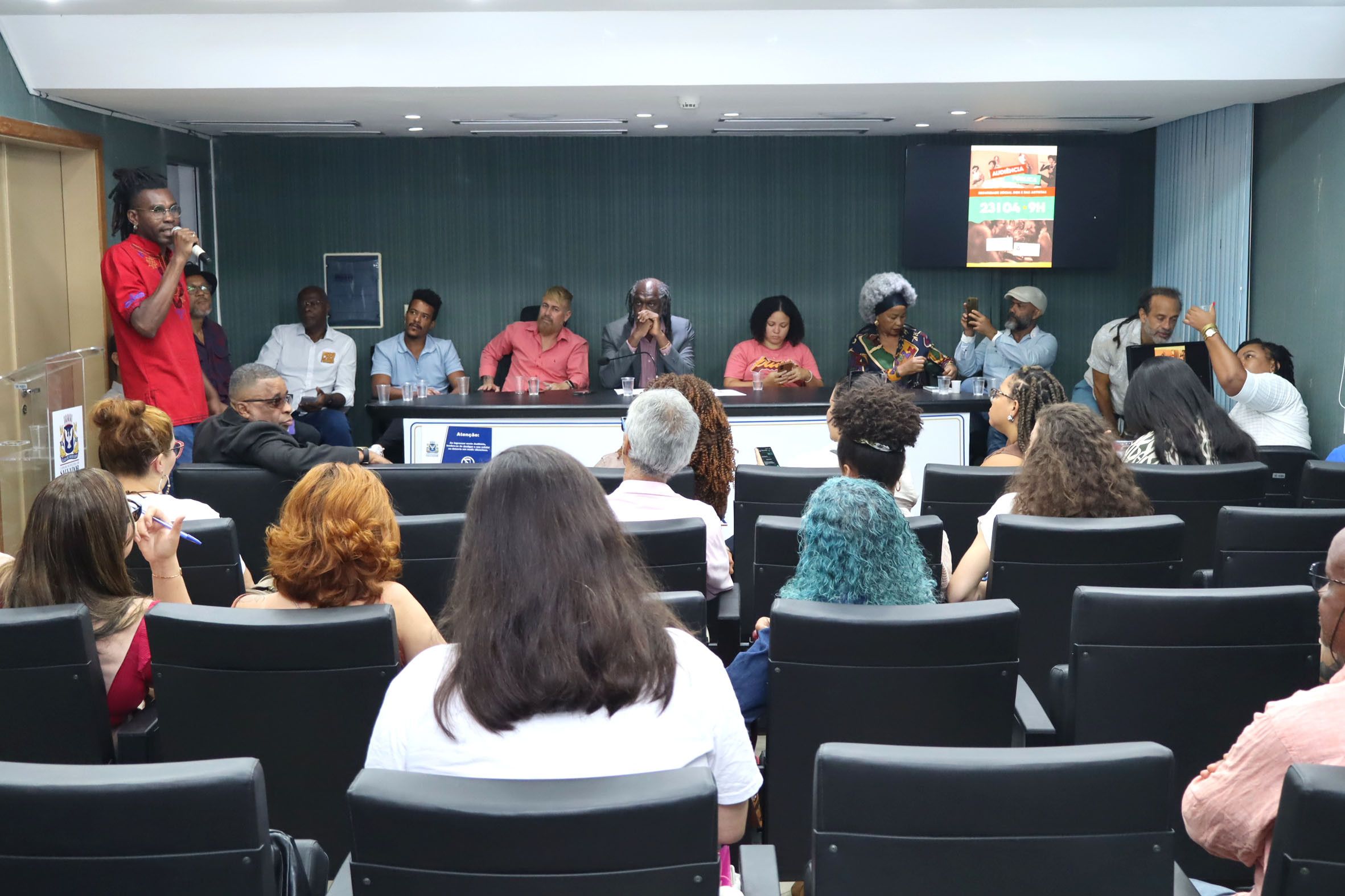 Debate sobre seguridade social para artistas teve presença de vereadores e profissionais do segmento | Foto: Reginaldo Ipê/CMS
