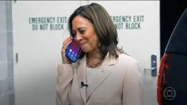 Kamala Harris liga para Donald Trump e o parabeniza por vitória