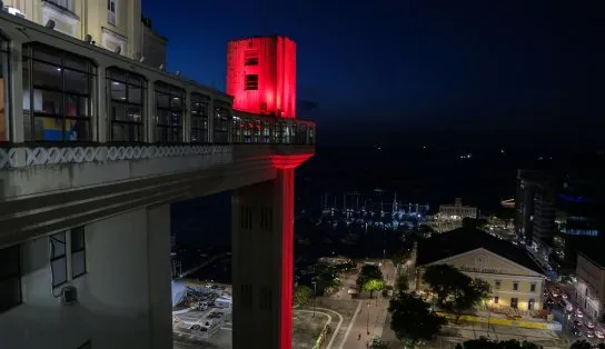 Saiba porque o Elevador Lacerda e o Vitaduto do BRT estão vermelhos
