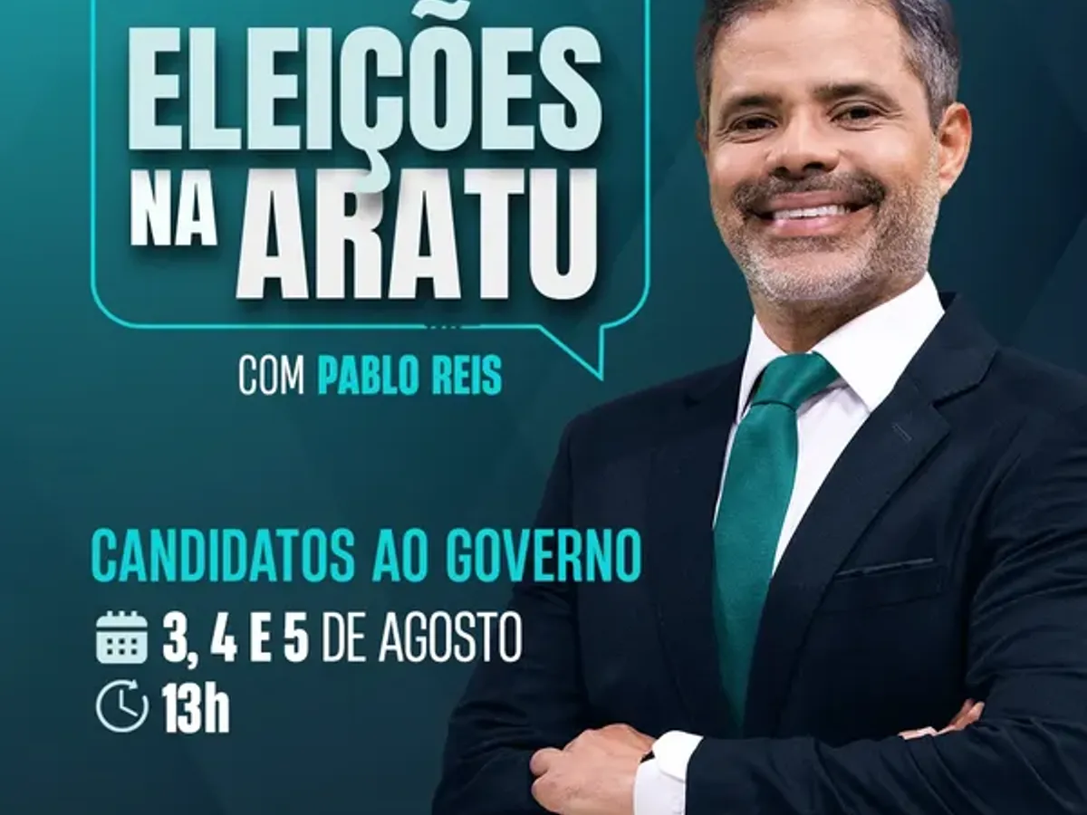 Elei&ccedil;&otilde;es 2026 TV Aratu Promove Sabatinas Com Candidatos Ao Governo Da Bahia E Ao Senado