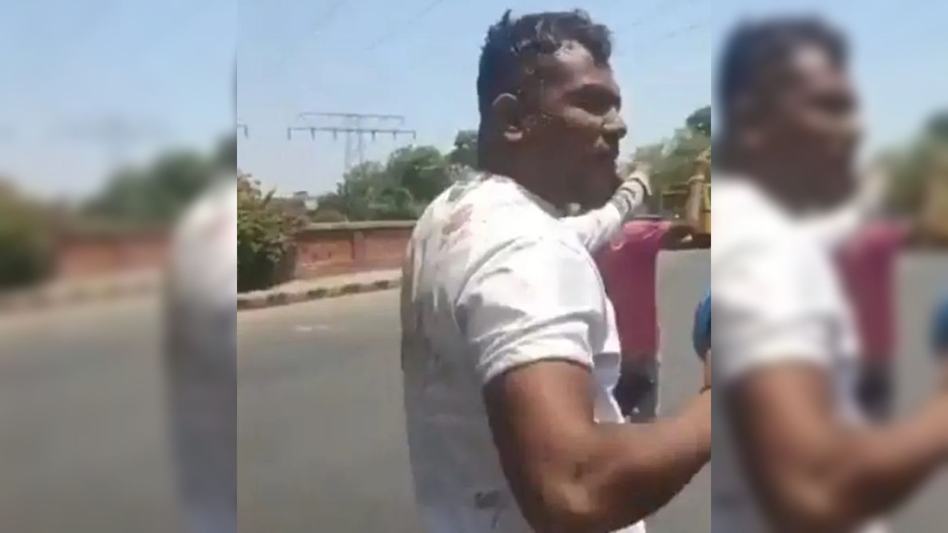O britânico Viswash Kumar Ramesh, de 38 anos, saiu andando | Imagem: reprodução/redes sociais
