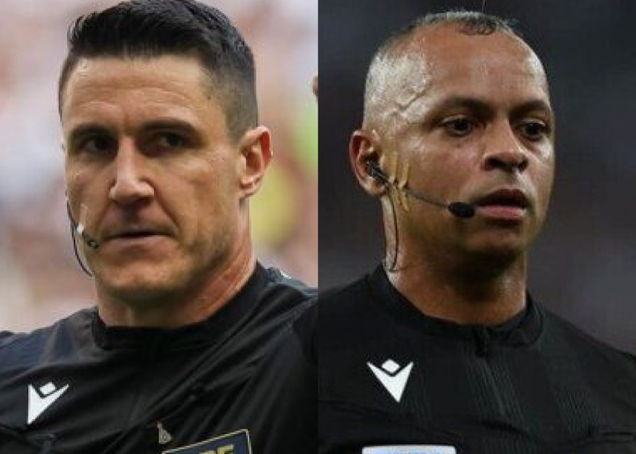 Rafael Rodrigo Klein e Wilton Pereira Sampaio serão os árbitros escolhidos para os dois clássicos. Foto: Divulgação/FBF