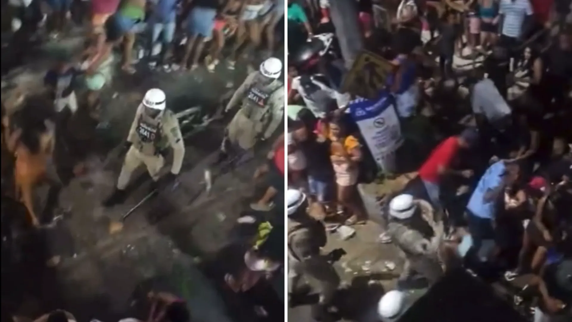 Lavagem do Coroado aconteceu na noite deste domingo (14). Foto: Redes sociais 
