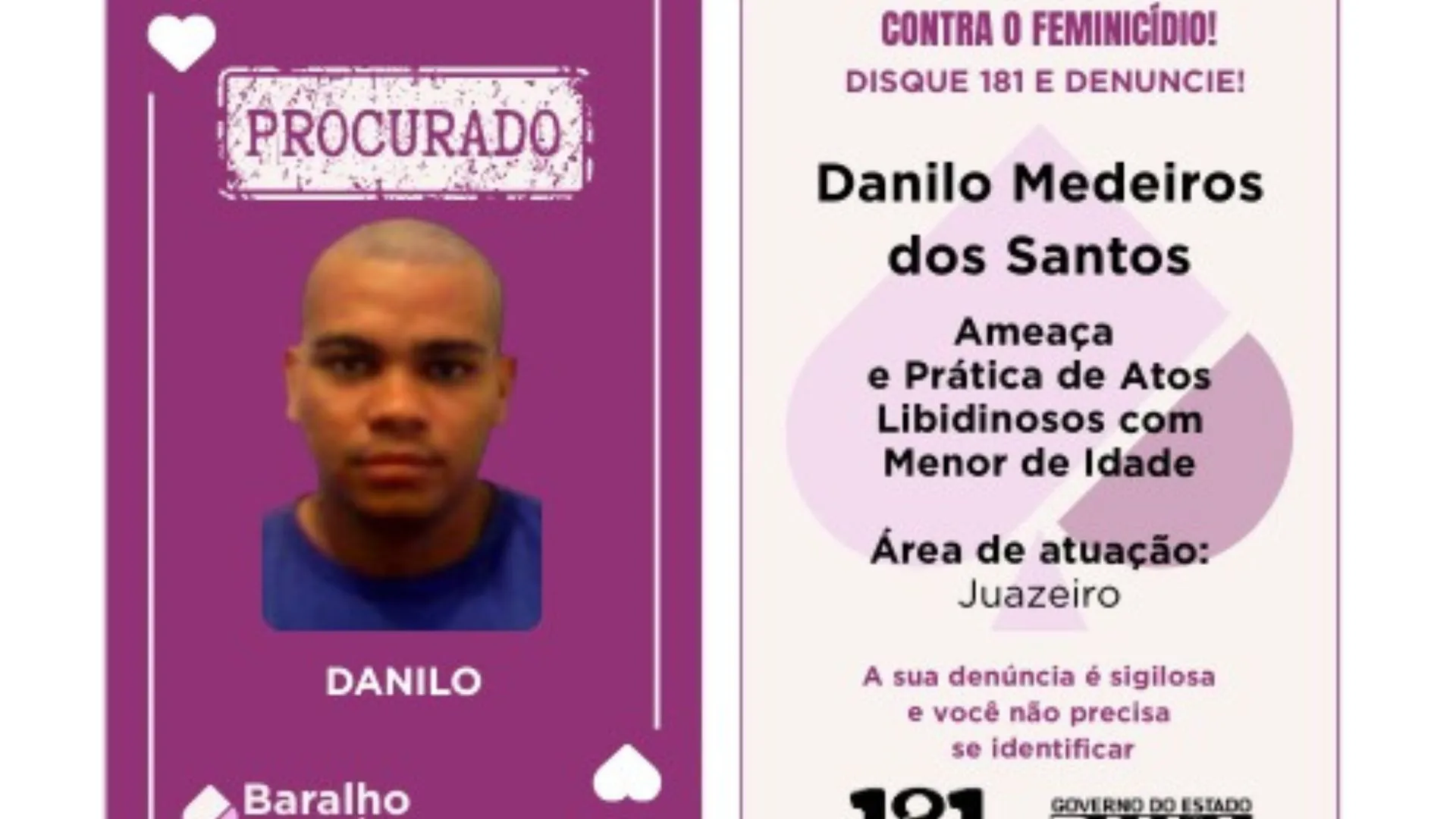 Integrante do 'Baralho Lilás' é preso por estupro de vulnerável em Juazeiro