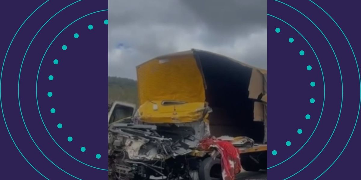 Engavetamento Envolvendo Quatro Carretas Deixou Uma Pessoa Morta Na Br 116, Em Jaguaquara