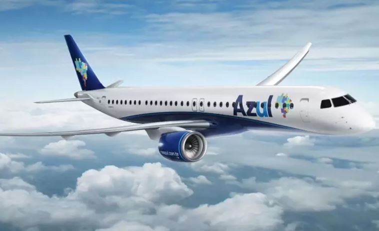 Companhia aérea Azul entra com pedido de recuperação judicial. Foto: Divulgação / Azul