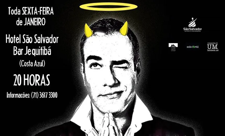 PELO HUMOR DE DEUS: Ricardo Castro se apresenta toda sexta em Salvador; Confira!