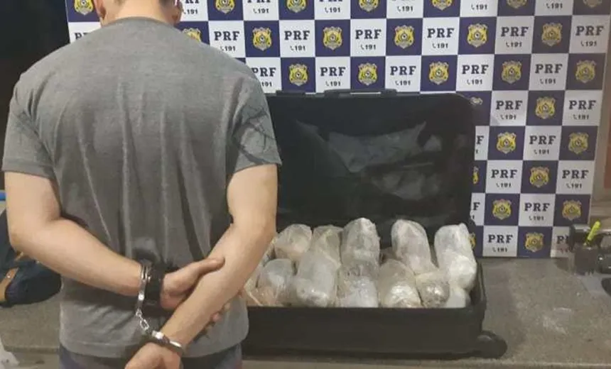  PRF prende homem com 25kg de haxixe em Jequié