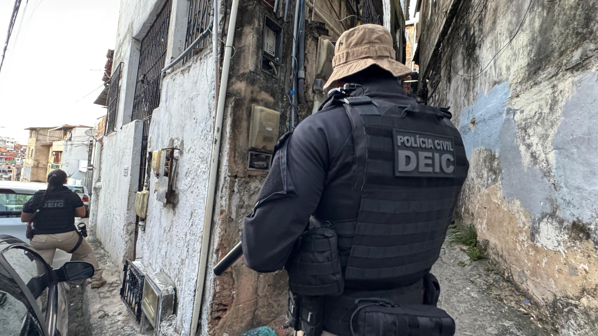 Operação policial em Salvador. Foto: Ascom-PCBA