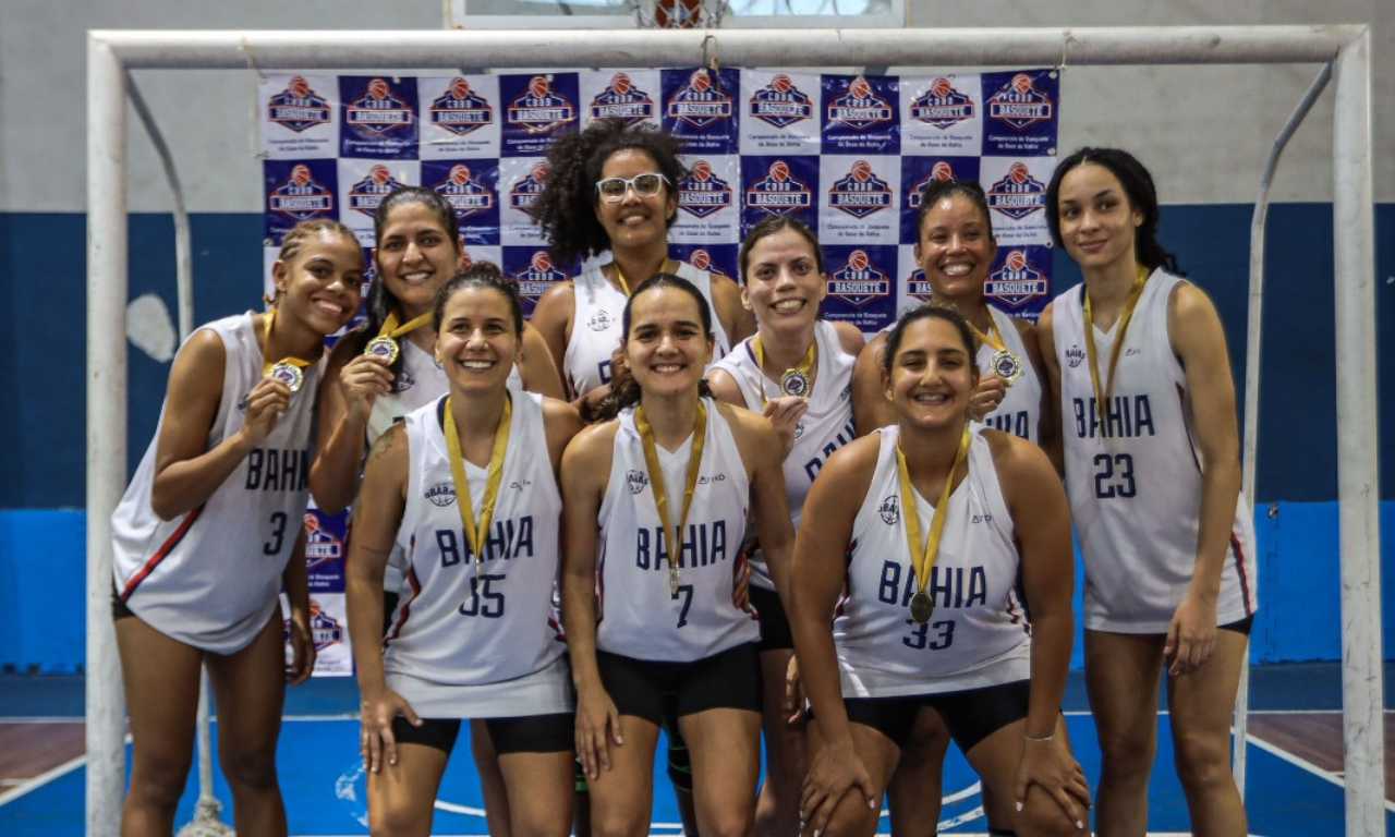 Equipe Master Bahia vence campeonato de feminino de basquete.  Foto: Divulgação