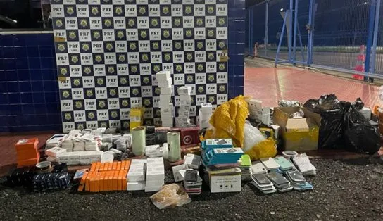 "Paraguai, eu voltarei": baianos que pegaram mercadorias no país vizinho são pegos pela PRF 
