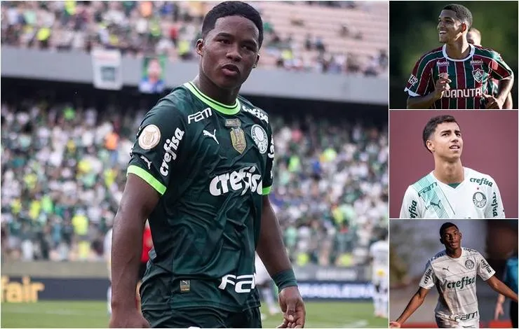 Com Endrick e mais três brasileiros, lista elenca 60 jovens mais promissores do futebol