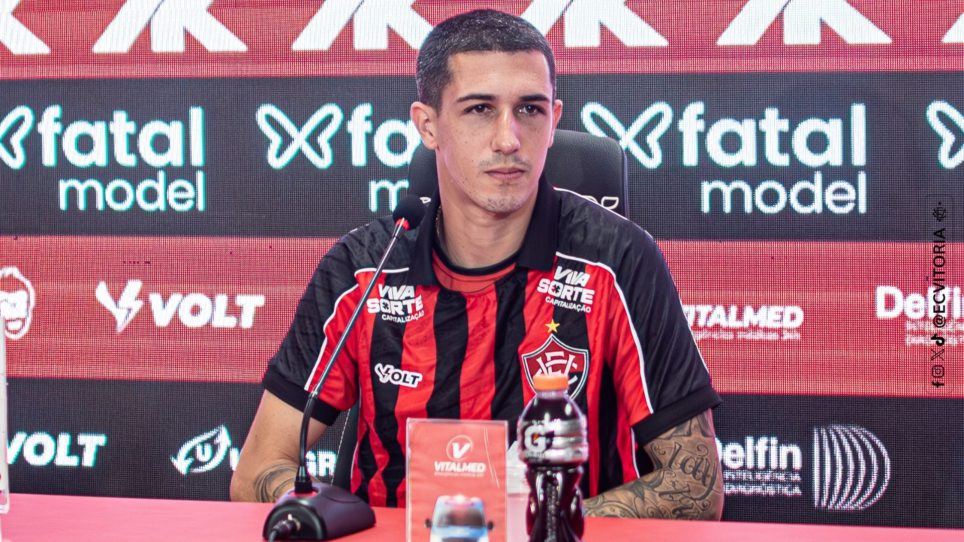 Aitor Cantalapiedra, novo reforço do Vitória | Foto: Victor Ferreira/EC Bahia