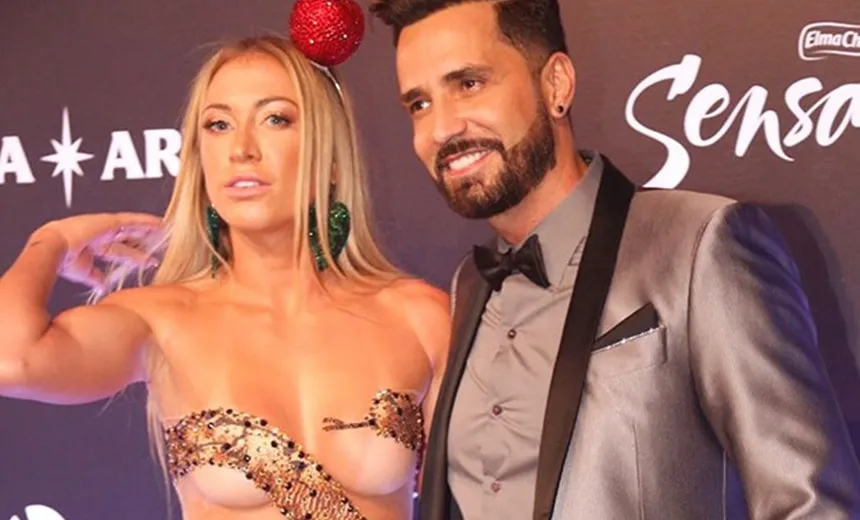 NUA?: Noiva de Latino tira ‘tudo’ e vai fantasiada de Eva a evento em São Paulo