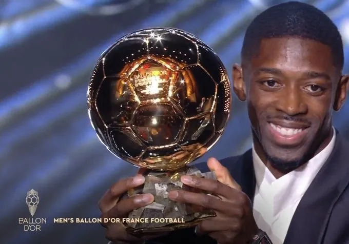 Ousmane Dembélé é Bola de Ouro 2025