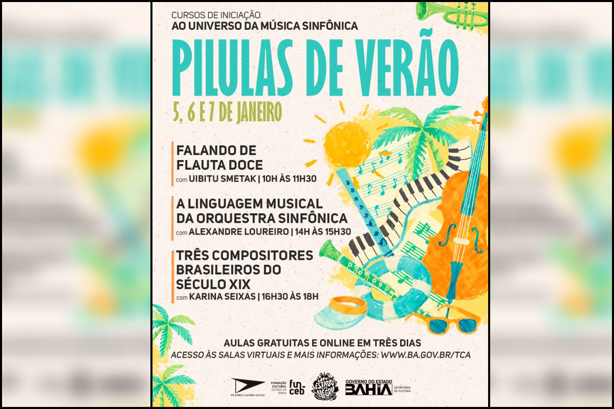 Cursos de M&uacute;sica do TCA abrem inscri&ccedil;&otilde;es gratuitas; saiba mais. Foto: Divulga&ccedil;&atilde;o