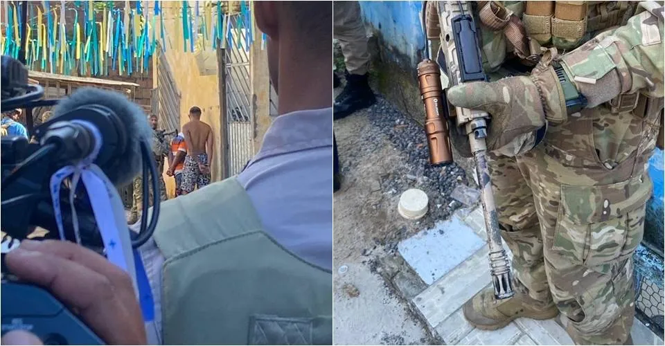 Após 4 horas, reféns são soltos e homens presos no Arenoso; autor do crime é reincidente
