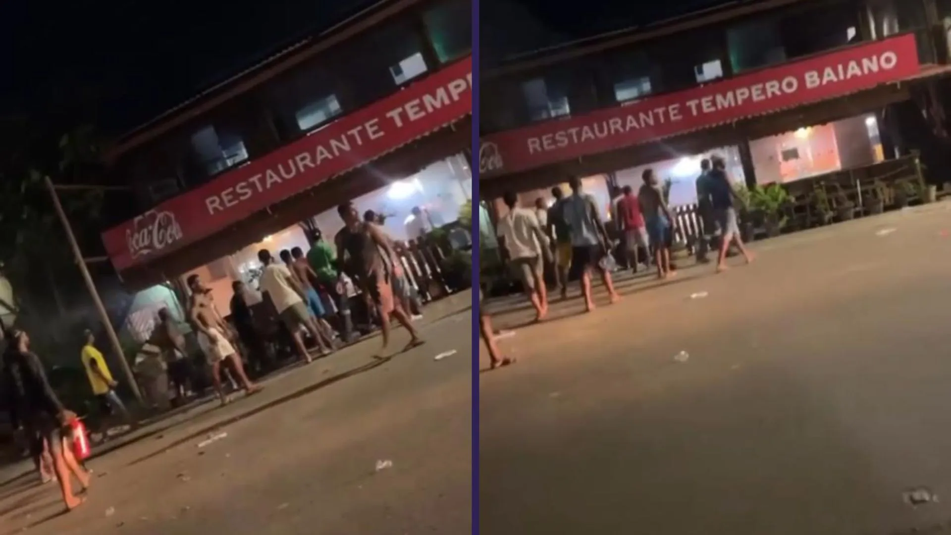 Imagem de restaurante pegando fogo