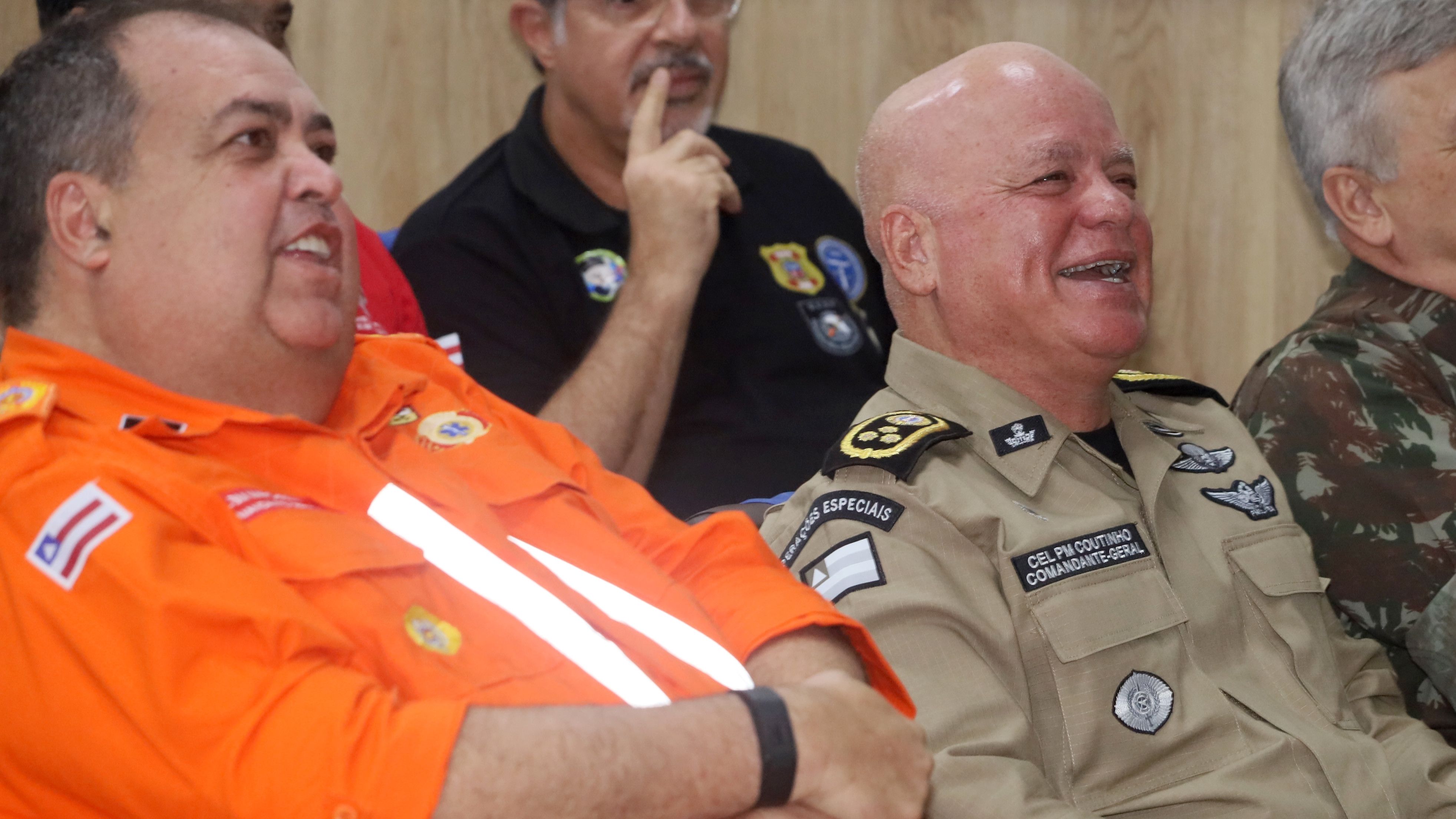 Ex-chefes dos Corpo de Bombeiros e da PM, Marchesin e Coutinho se aposentaram neste mês | Foto: Mateus Pereira/GOVBA